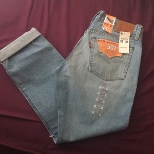 Levis 501 selvedge white oak cone for women